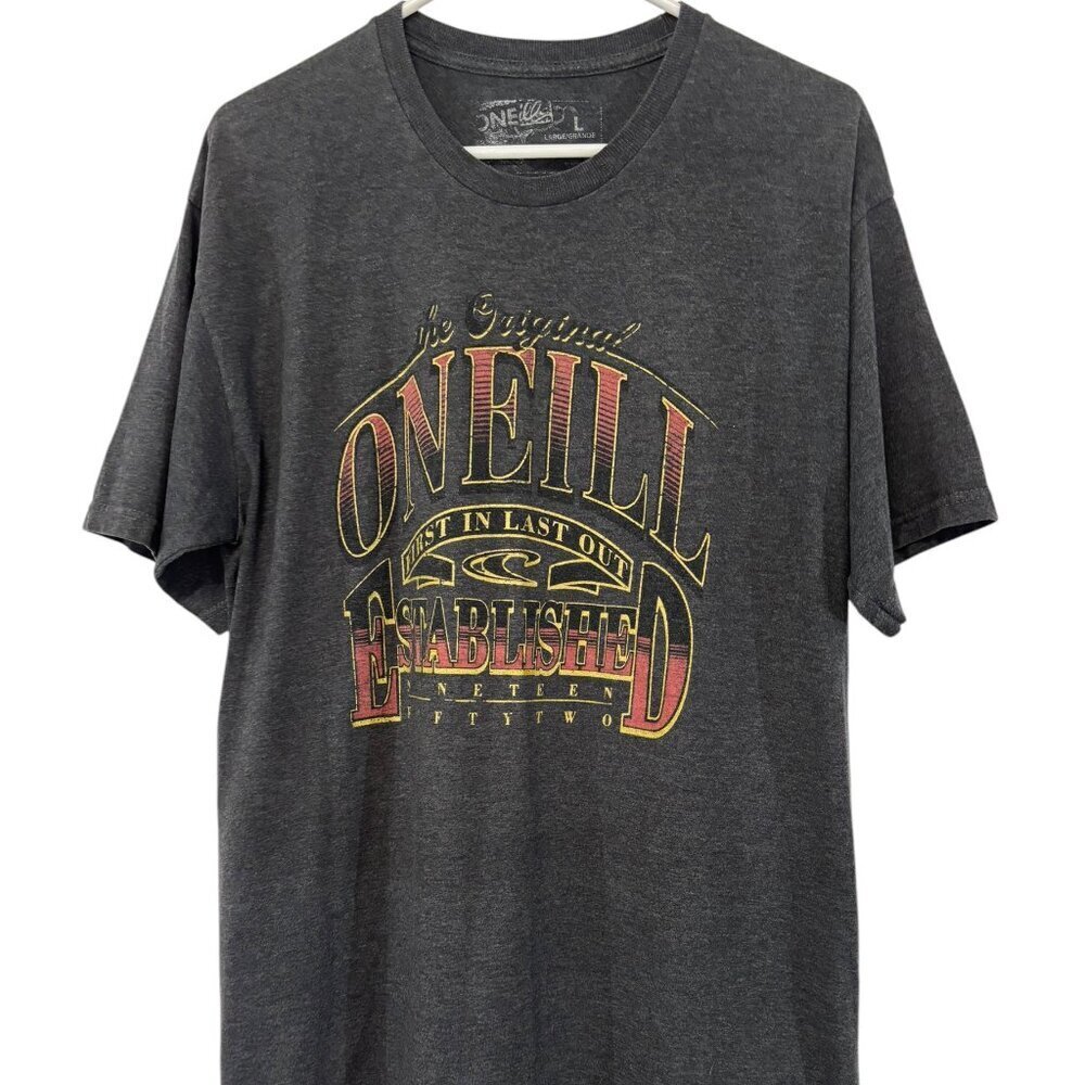 O'Neill Graphic Tee First In Last Out Mens Size Large